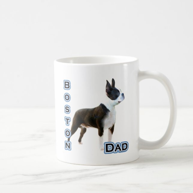 Boston Terrier Vater 4 Kaffeetasse (Rechts)