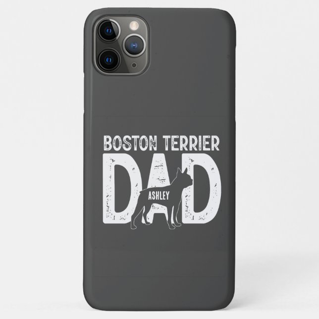 Boston Terrier Vater Dog Vater GeschenkCase Case-Mate iPhone Hülle (Rückseite)