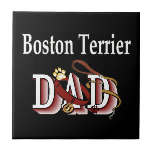 Boston Terrier Vater Fliese