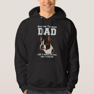 Boston Terrier Vater wie eine regelmäßige Haustier Hoodie