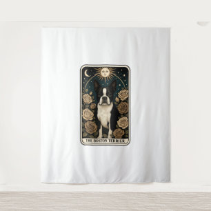 Boston Terrier Wandteppich