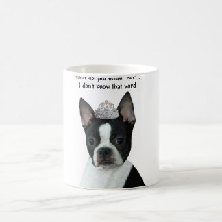 Boston Terrier:  Was tun Sie gemein "nein"? Kaffeetasse