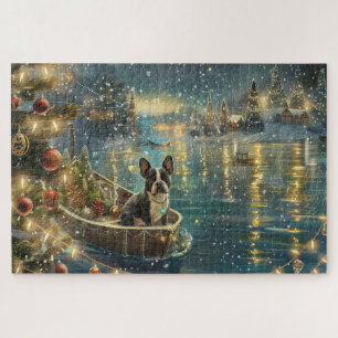 Boston Terrier Weihnachtsfestreise
