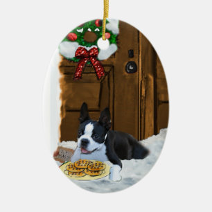 Boston Terrier Weihnachtsgeschenke Ornament
