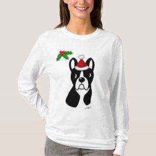 Boston-Terrier-WeihnachtsT-Shirt T-Shirt