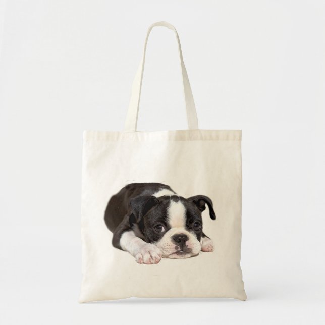 Boston-Terrier-Welpen-Taschen-Tasche Tragetasche (Vorne)