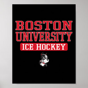 Boston Terriers Vintage-Mannschaft Eishockey - Neu Poster