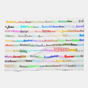 Boston Text Design II Küchentücher