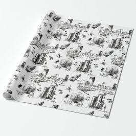 Boston Toile Geschenkpapier