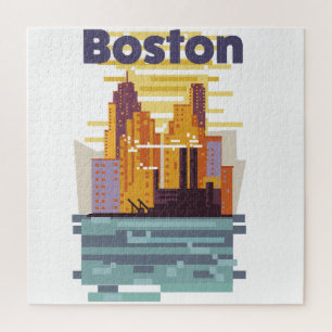 Boston Travel Poster
