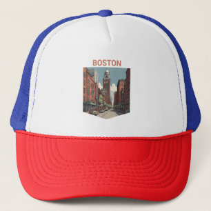 Boston Traveller - Eine tolle Geschenkidee Truckerkappe