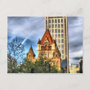 Boston Trinity Church Postkarte