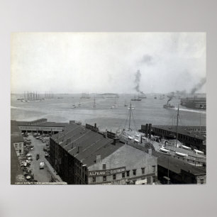 Boston-Ufergegend Poster