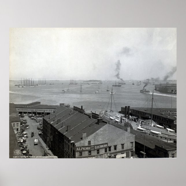 Boston-Ufergegend Poster (Vorne)