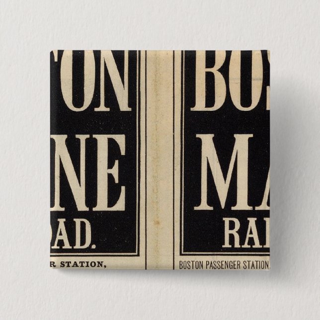 Boston und Maine Railroad Button (Vorderseite)