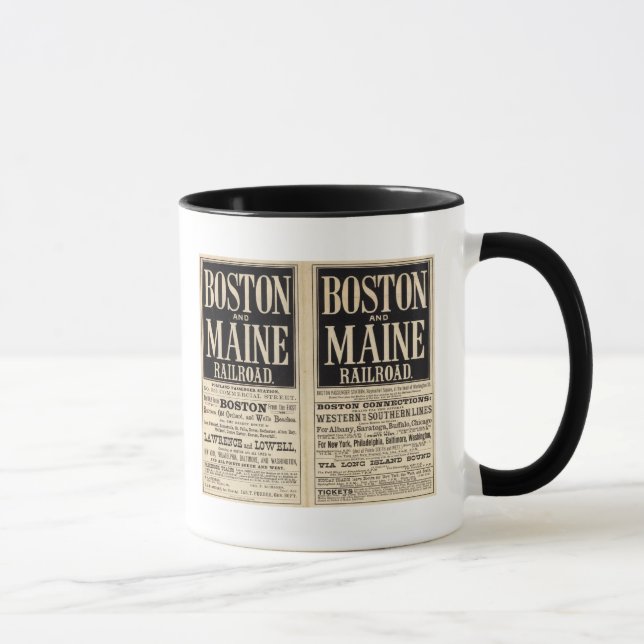 Boston und Maine Railroad Tasse (Rechts)