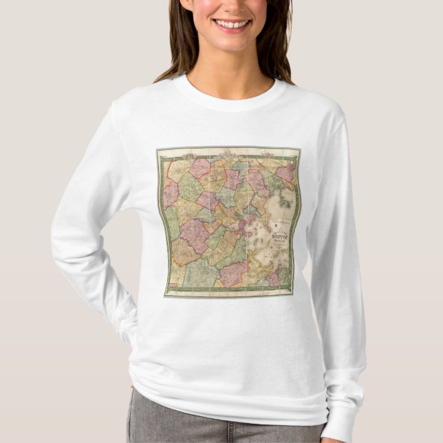 Boston und Nähe T-Shirt (Vorderseite)