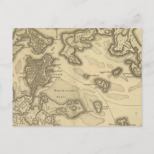 Boston und seine Umgebung Postkarte