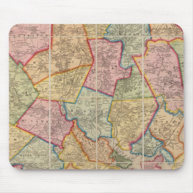 Boston und Umgebung Mousepad (Vorne)