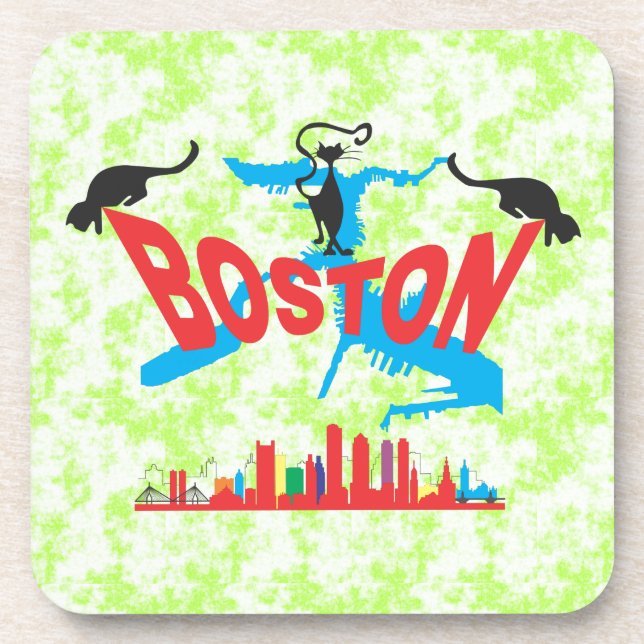 Boston Untersetzer (Vorderseite)