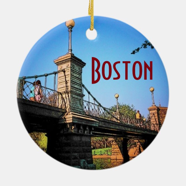 Boston-Verzierung Keramikornament (Hinten)