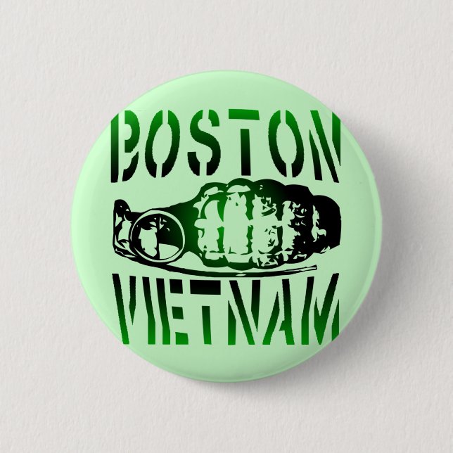 Boston Vietnam Button (Vorderseite)