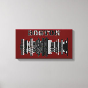 Boston Wall Art Leinwand