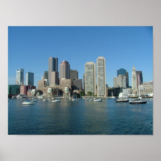 Boston Waterfront Poster (Vorne)