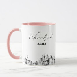 Boston Wedding Personalisiert Coffee Tasse