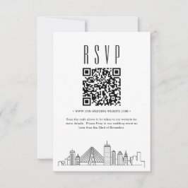 Boston Wedding QR Code UAWG Einladung