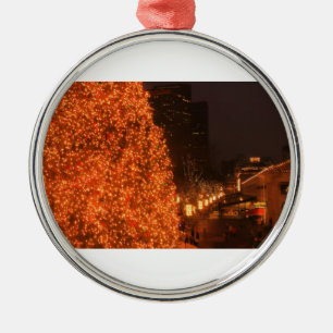 Boston-Weihnachtsbaum Faneuil Hall Markt Silbernes Ornament