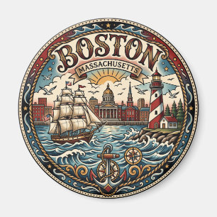 Bostoner Hafen Magnet