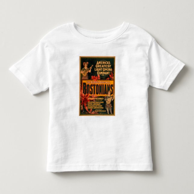 Bostonians Amerikas bestste helle Oper Kleinkind T-shirt (Vorderseite)