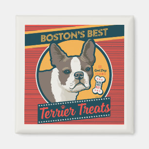 Bostons beste Terrier-Leckereien Magnet