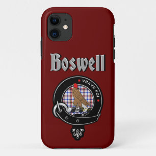 Boswell Clan Abzeichen & Tartan Phone Case