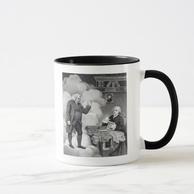 Boswell und der Geist von Samuel Johnson Tasse (Rechts)