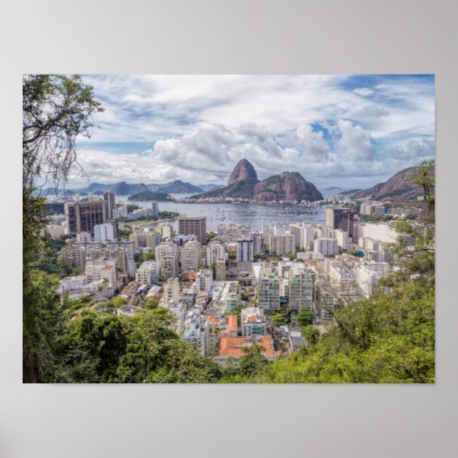 Botafogo mit Zuckerloaf Poster (Vorne)