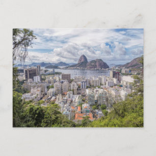 Botafogo mit Zuckerloaf Postkarte
