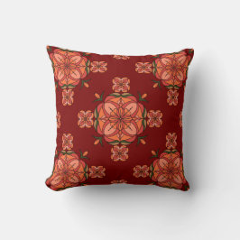 Botanic Bloom Throw Pillow Kissen