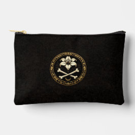 Botanic & Bones Wappen | Dark Academia Lily & Bone Zubehörtasche