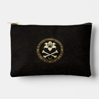 Botanic & Bones Wappen | Dark Academia Lily & Bone Zubehörtasche