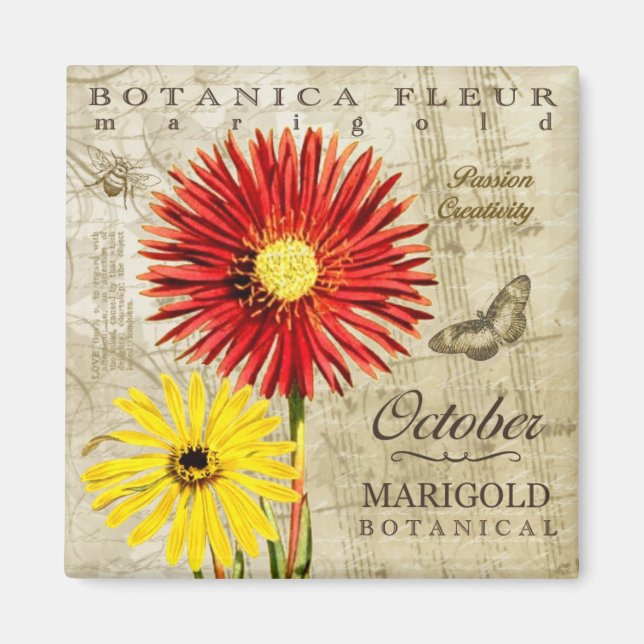 Botanica Oktober Magnet (Vorne)