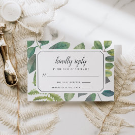 Botanica RSVP Card Karte