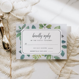 Botanica RSVP Card Karte