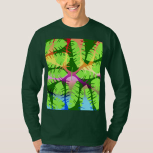 BOTANICAL ABSTRACT FEUILLES DE BANANIER  T-Shirt