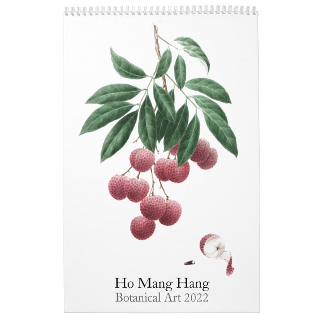Botanical art calendar 2022 kalender (Titelbild)