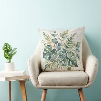 Botanical Bliss Throw Pillow Kissen