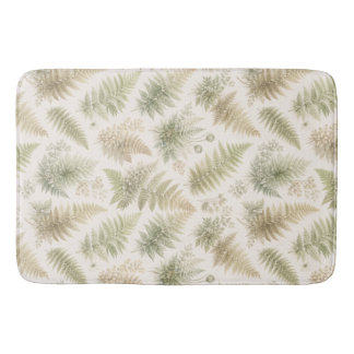 Botanical Fern Pattern Badematte