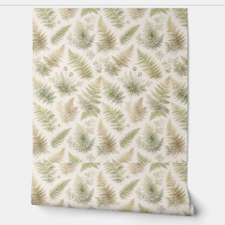 Botanical Fern Pattern Tapete