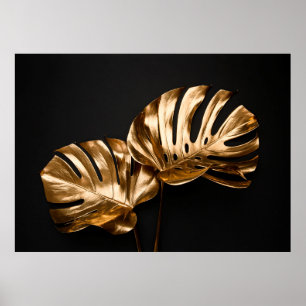 Botanical floral dark moody banner or background w poster